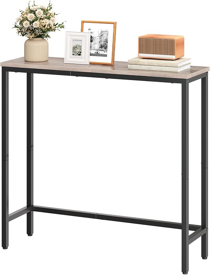 HOOBRO 2 Pack Narrow Console Table, 29.5" Small Entryway Table, Thin Long Sofa - Image 9