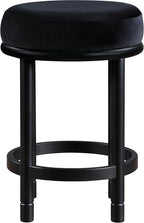 Meridian Furniture 977Black-C Monette Collection Art Deco Counter Stool - Image 4