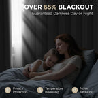 Joydeco Long Blackout Curtains for Bedroom 108 Inch 1 Panel - Image 3
