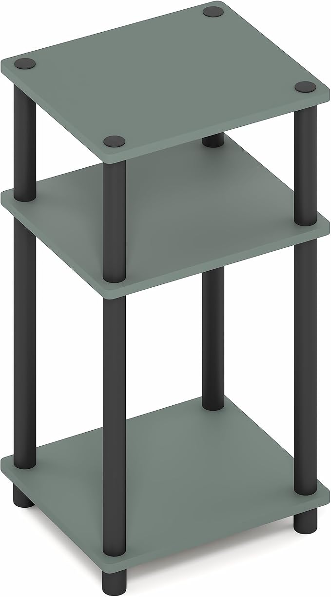 Furinno JUST Side Table, 3-Tier End Table, Open Shelves Night Stand, Bedside - Image 6