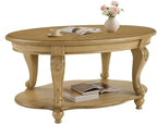 LKTART Round Coffee Table, Victorian Center Table by LKTART