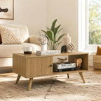 Manora Mid Century Modern Coffee Table - Image 8
