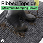 GORILLA GRIP Waterproof Traffic Guard Door Mat, 2 Pack Indoor Outdoor Durable - Image 4