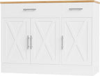 Shintenchi Modern Farmhouse Sideboard Buffet Cabinet by Shintenchi%7CFurnitureMadeforRealLife