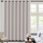 H.VERSAILTEX Blackout Curtains for Sliding Glass Door Room Divider Curtains by HVERSAILTEX