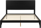 Merax Queen Size Bamboo Platform Bed, Mid-Century Modern Bed Frame - Image 6