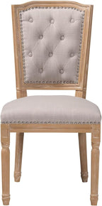 Baxton Studio Estelle Shabby Chic Rustic French Country Cottage Weathered Oak - Image 8