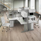 Bush Business Furniture Office in an Hour 65W L Shaped Cubicle Desk - Image 4