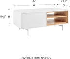 Euro Style Bodie Coffee Table | Scandinavian Modern Minimalist | Mid-Century - Image 6