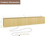 EazeHome 82" Floating TV Stand - Image 8