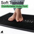 GORILLA GRIP 100% Waterproof All-Season WeatherMAX Doormat, US Designed Natural - Image 8