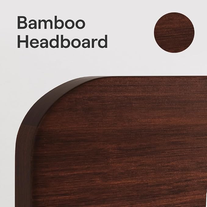 Nectar Bamboo Platform Bed Frame & Headboard - Image 7