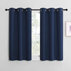 NICETOWN Blackout Draperies Curtains, 1 Pair, 34 x 36 inches, All Season by NICETOWN