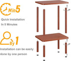 Apicizon 2 Tier End Table, Small Side Table - Image 5