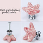 Starfish Drawer Knobs Coastal Kitchen Cabinet Knos Beach Themeb Knob Ceramic - Image 5