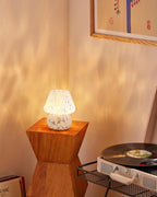 ONEWISH Mushroom Lamp Small Bedside Table Lamp-Nightstand Nightlight Dimmable - Image 2