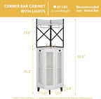 COCO DESIGN Corner Wine Cabinet - Image 2