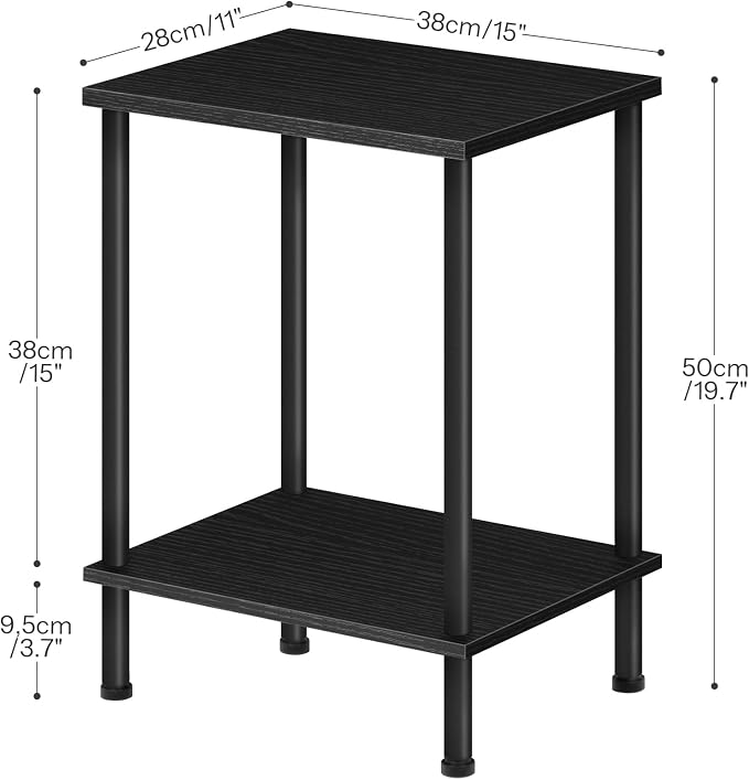 HOOBRO End Table, Small Side Table, Nightstand - Image 3