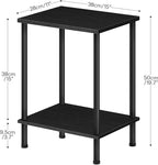 HOOBRO End Table Set of 2, Small Side Table, Nightstand - Image 3
