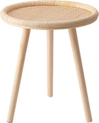 Small Rattan Side Table, Round Side Table by HuiDao