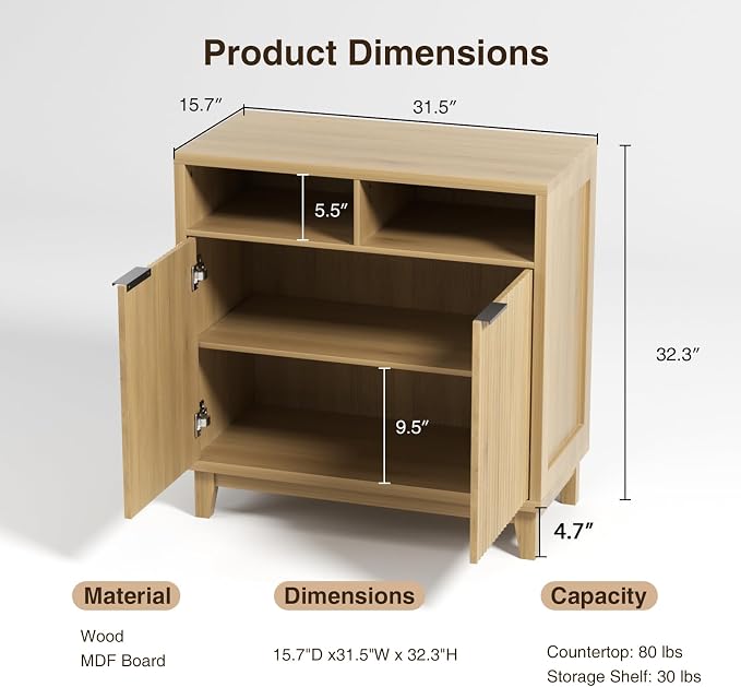 FiveWillowise Buffet Cabinet - Image 2