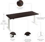 Bush Business Furniture 72-inch Electric Height Adjustable Standing Desk - Image 7