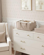 Blissful Diary Baby Diaper Caddy Organizer, Stylish Storage Basket - Image 7