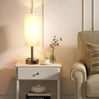 Fenmzee Brown Bedside Table Lamp - Image 8