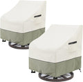 Outdoor Swivel Lounge Chair Cover 2 Pack, 100% Waterproof Heavy Duty Outdoor by LSongSKY