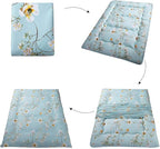 MAXYOYO Rustic Floral Korean Floor Mattress Japanese Futon, Foldable Roll Up - Image 6