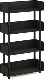 Furinno TURN-N-TUBE 4-Tier Display Shelf, Storage Shelves, Book Shelf, Open - Image 4
