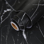 practicalWs 17.71''×196.8'' Marble Contact Paper Black/White Peel and Stick - Image 8