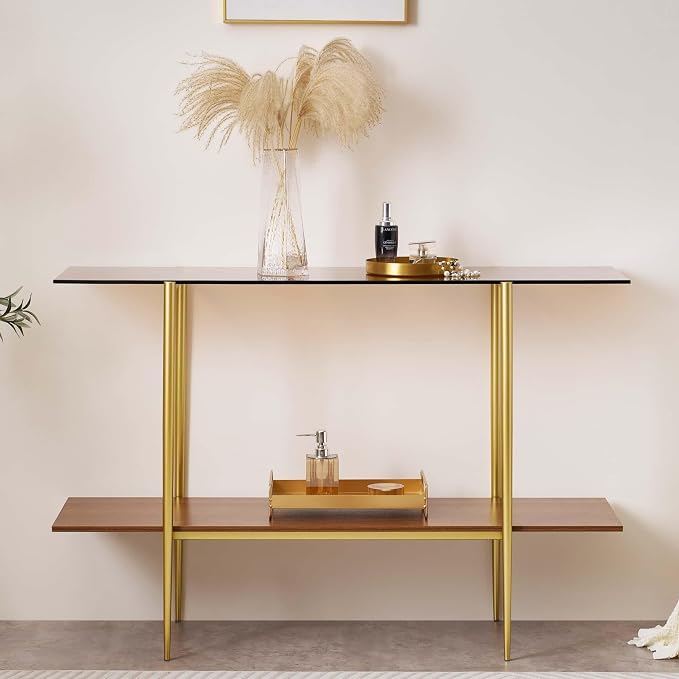 LumFurn Extra Large Glass Console Table - Image 5
