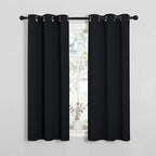 NICETOWN Blackout Draperies Window Curtain Panels, Autumn/Winter Thermal - Image 2