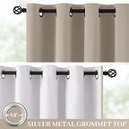 Yakamok Natural Blackout Curtains 96 Inches Long - Image 2