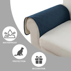 Genina Sofa Armrest Cover, Anti-Slip Armchair Slipcovers - Image 4