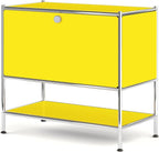 Metal Sidetable with Flap Door, 27.5" Height by SIMPLINK