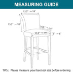 Turquoize Bar Stool Covers 2 Pack Bar Stool Covers - Image 6