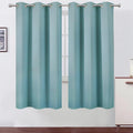 Stone Blue Thermal Blackout Curtains/42 x 72 Inch/Set of 2 Panels Room by Lemomo