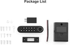 Fingerprint Cabinet Lock, Smart Biometric Password Lock - Image 8