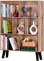 LEYAOYAO 7 Cube Bookshelf 3 Tier Modern Bookcase by LEYAOYAO-Findtheshiningpointofyourideallife%EF%BC%81