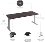 Bush Business Furniture Move 40 Series Height Adjustable Desk, 72W x 30D - Image 3