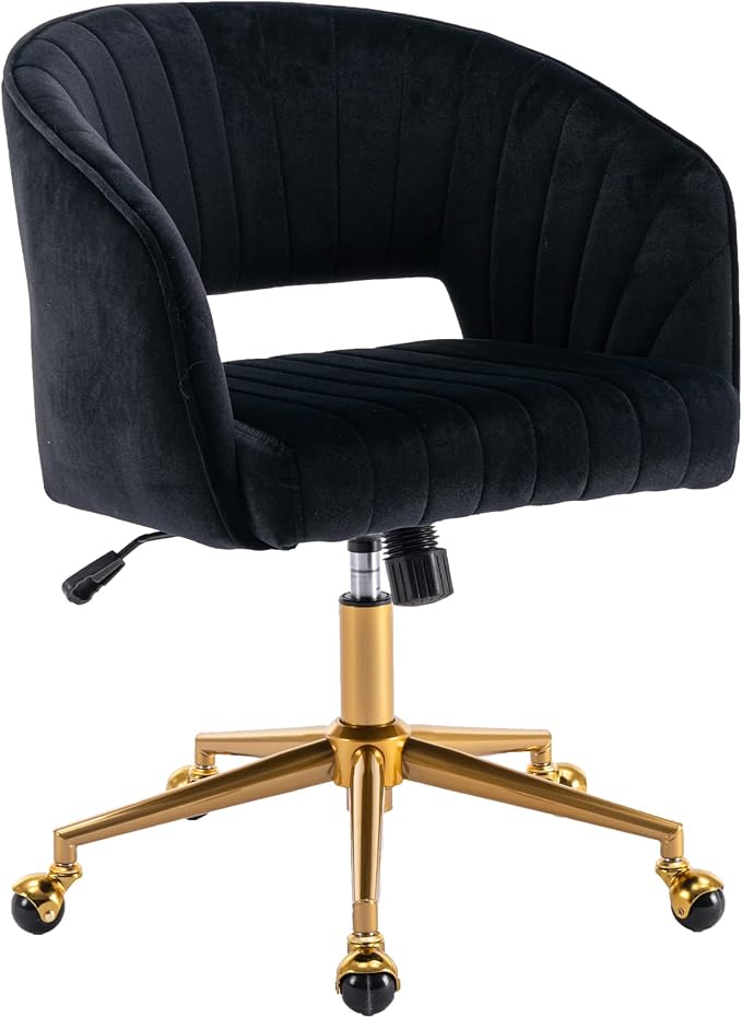 KCC Home Office Chair Swivel Desk Chair Accent Armchair Upholstered Modern by KCC