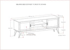 SIMPLIHOME Draper TV Stand - Image 3