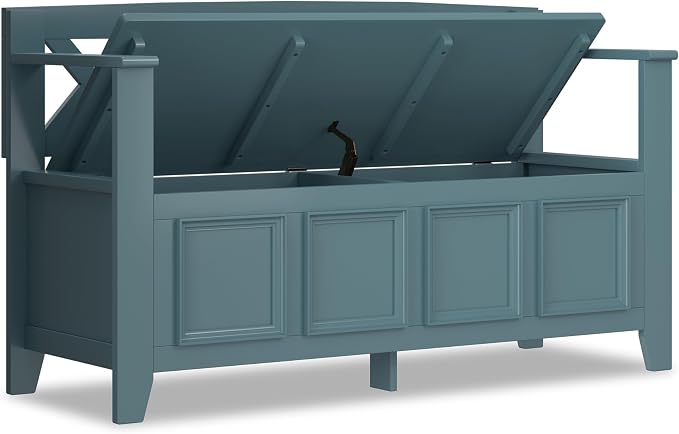 SIMPLIHOME Amherst Entryway Storage Bench - Image 4