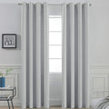 Yakamok Room Darkening Curtains 52x90 inch Length Light Grey-Living Room | 2 by Yakamok