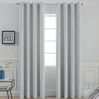 Yakamok Room Darkening Curtains 52x90 inch Length Light Grey-Living Room | 2 by Yakamok