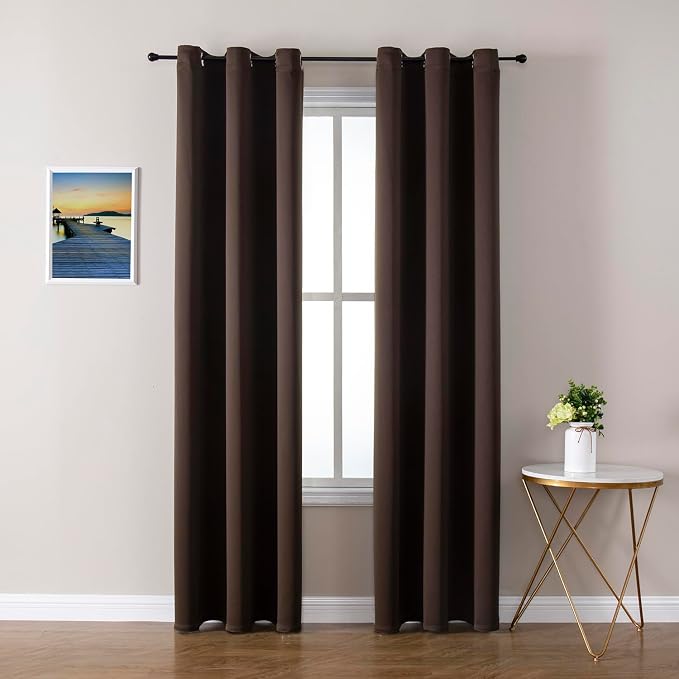 ChrisDowa Blackout Curtains for Bedroom and Living Room 78 Inches Long | 2 by ChrisDowa