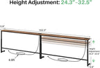 Kitstorack 102.3" Extra Long Behind Couch Table, Adjustable Height Narrow - Image 3