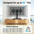 PERLESMITH Swivel Universal TV Stand Mount - Image 2